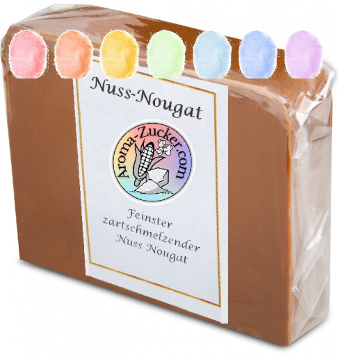 Nuss-Nougat Aroma Zuckerwatte im Eimer 45g/70g/100g