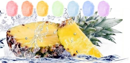 Ananas Aroma Zuckerwatte im Eimer 45g/70g/100g