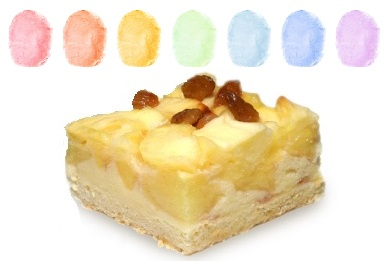 Apfelkuchen Aroma Zuckerwatte im Eimer 45g/70g/100g Apfelkuchen Aroma Zuckerwatte im Eimer 45g/70g/100g