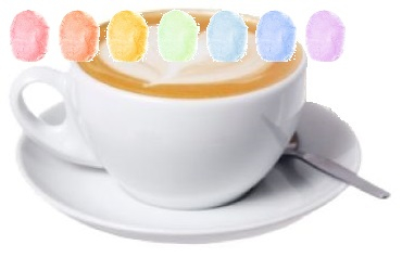 Cappuccino Aroma Zuckerwatte im Eimer 45g/70g/100g