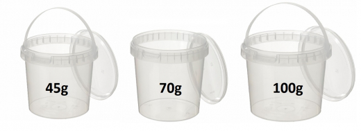 Haselnuss Aroma Zuckerwatte im Eimer 45g/70g/100g