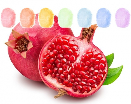 Granatapfel Aroma Zuckerwatte im Eimer 45g/70g/100g