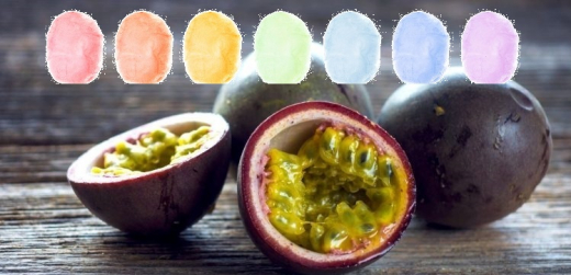 Maracuja Aroma Zuckerwatte im Eimer 45g/70g/100g Maracuja Aroma Zuckerwatte im Eimer 45g/70g/100g