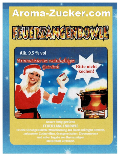 Feuerzangenbowle 9,5% Alc. 1 / 3 / 5 Liter Feuerzangenbowle 9,5% Alc. 1 / 3 / 5 Liter