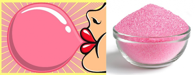 Bubble-Gum Flavor Sugar 1 kg