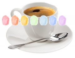 Mocca Aroma Zuckerwatte im Eimer 45g/70g/100g