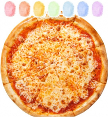 Pizza Aroma Zuckerwatte im Eimer 45g/70g/100g