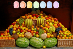 Tutti Frutti Aroma Zuckerwatte im Eimer 45g/70g/100g