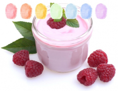 Himbeere Joghurt Aroma Zuckerwatte im Eimer 45g/70g/100g