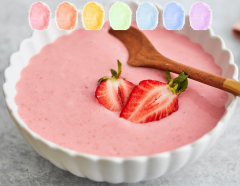 Erdbeere Joghurt Aroma Zuckerwatte im Eimer 45g/70g/100g Erdbeere Joghurt Aroma Zuckerwatte im Eimer 45g/70g/100g