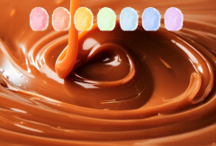 Karamell Salzig Aroma Zuckerwatte im Eimer 45g/70g/100g