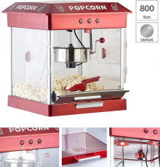 Rosenstein & Söhne Popcorn Machine, Gastronomie Circus 800 Watt